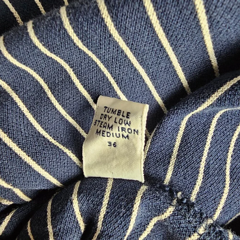 Polo Ralph Lauren Striped Custom Slim Fit Blue And White Polo Shirt